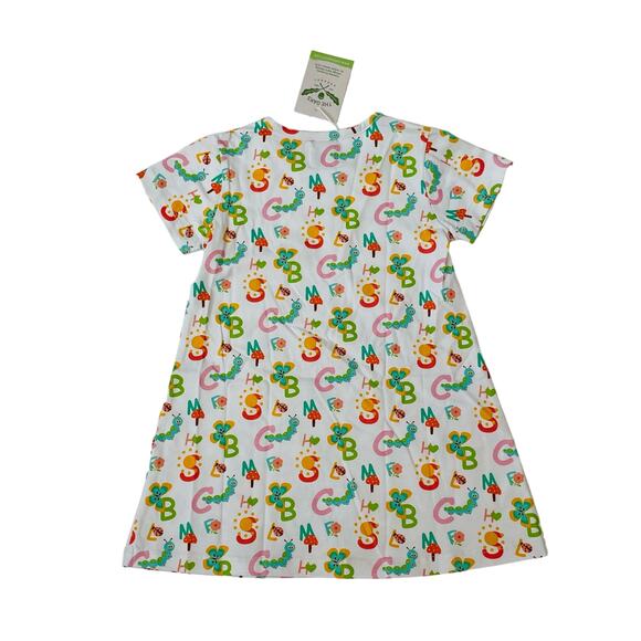 NWT The Oaks Apparel 2Y ABC prints Mary Chase Dress - Picture 2 of 4